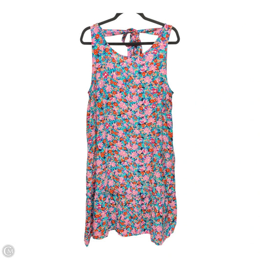 Dress Casual Short By Loft In Floral Print, Size: L