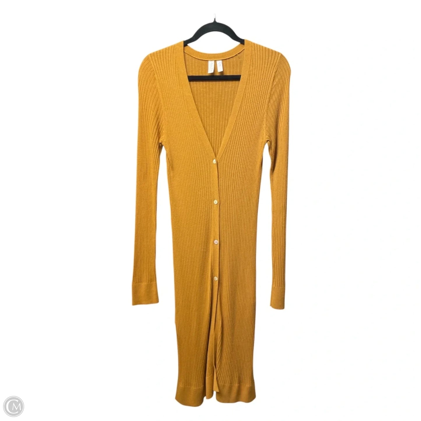 Dress Casual Midi By Anthropologie In Orange, Size: M