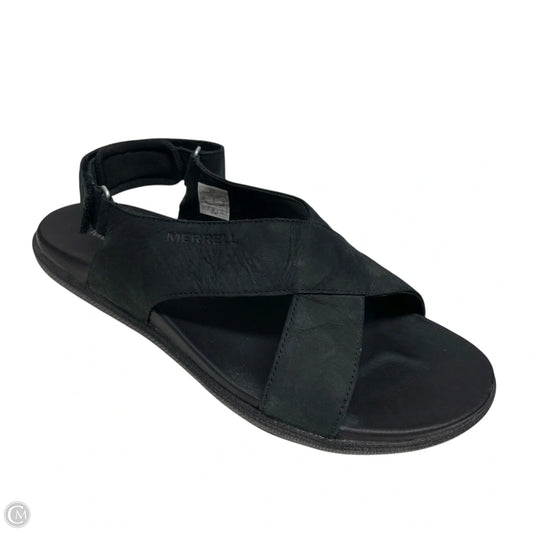 Sandals Flats By Merrell In Black, Size: 10