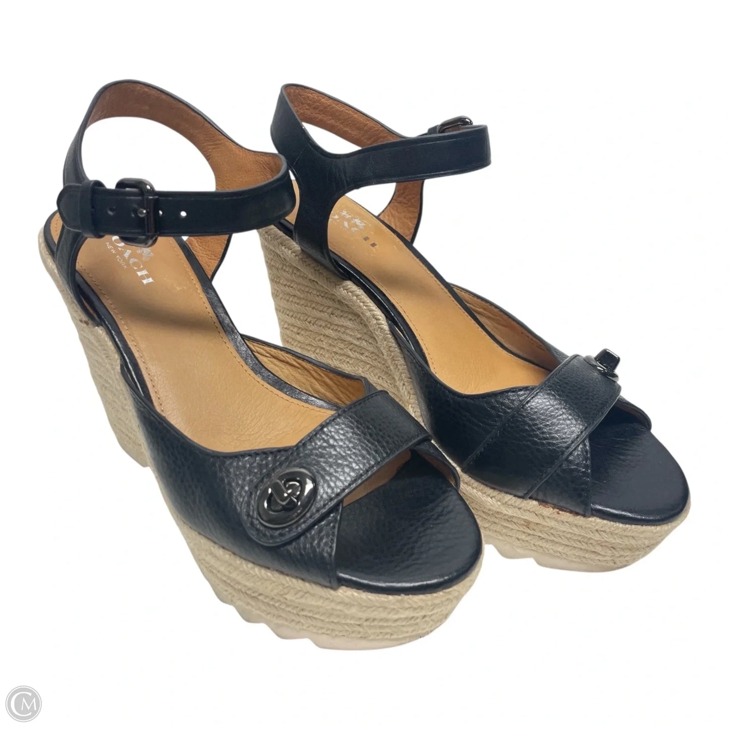 Shoes Designer By Coach In Black, Size: 7