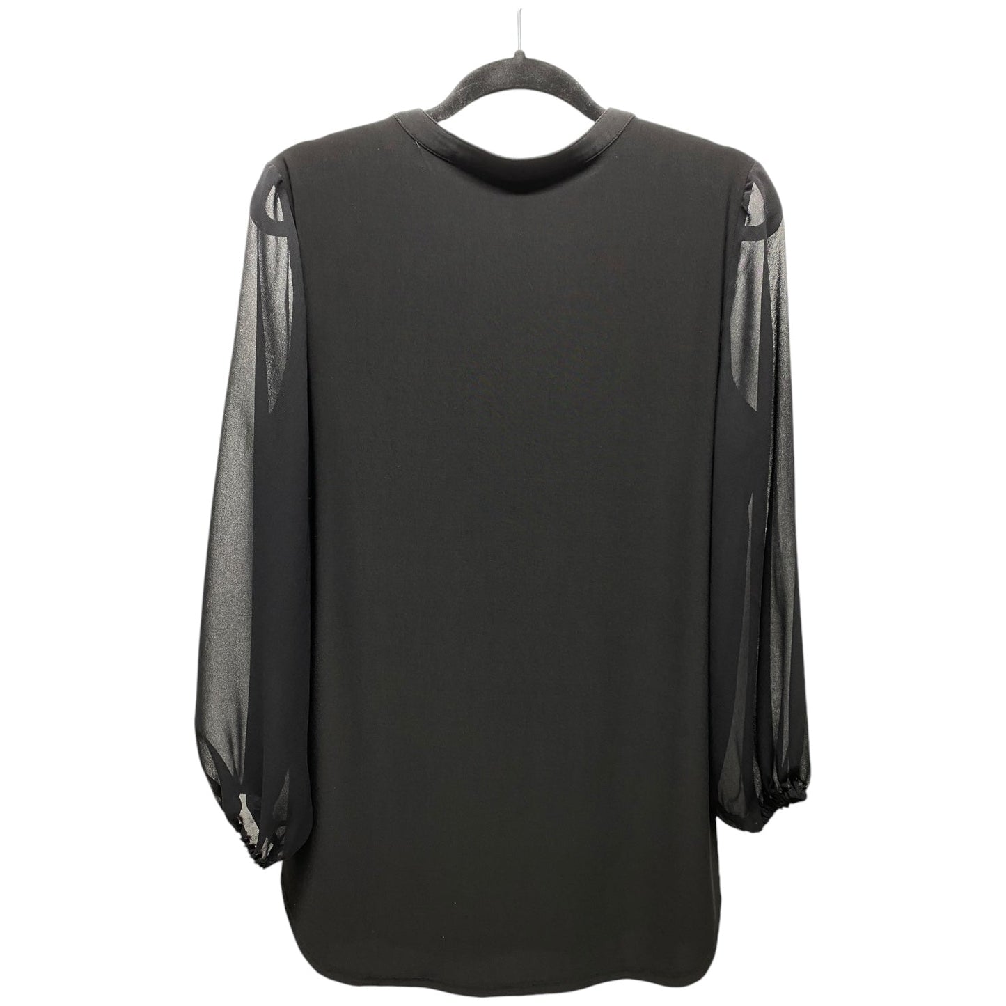 Top Long Sleeve By White House Black Market In Black, Size: M