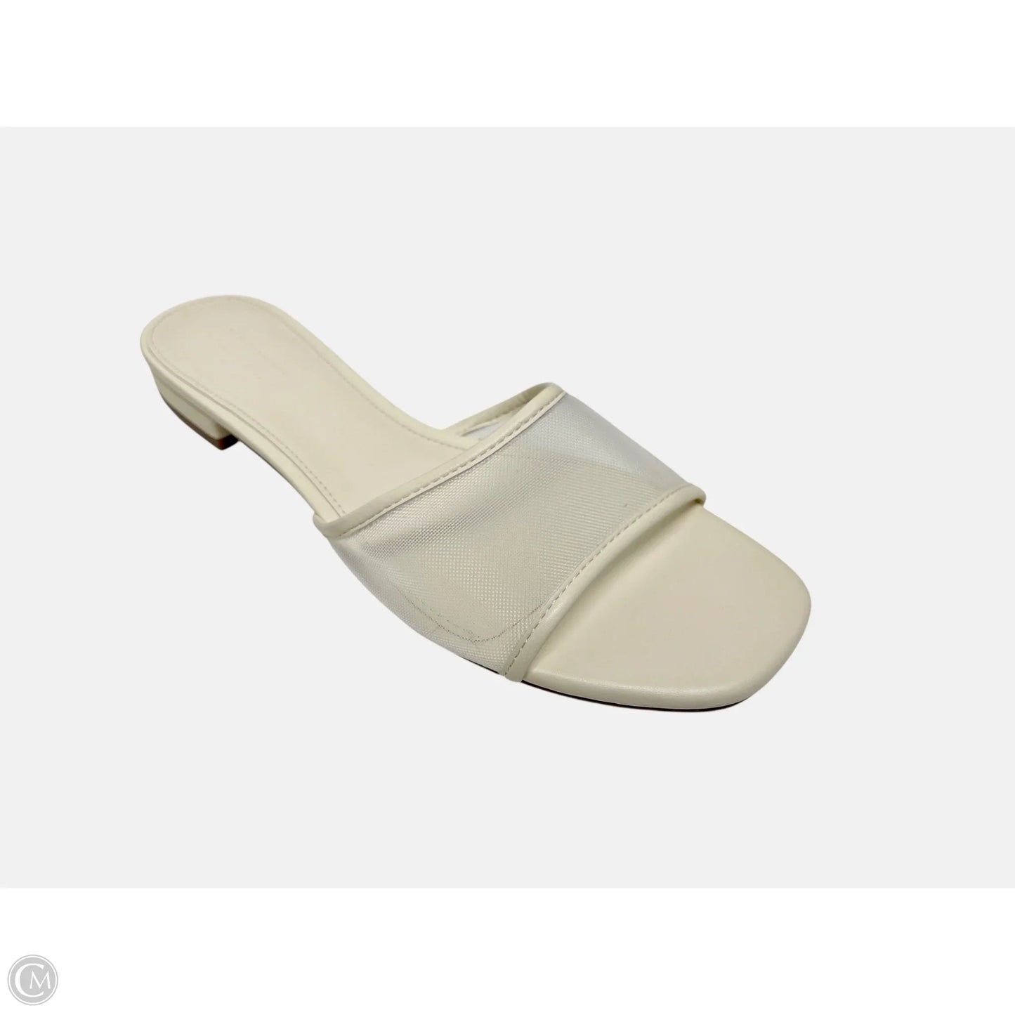 Sandals Flats By J. Crew In Ivory, Size: 8