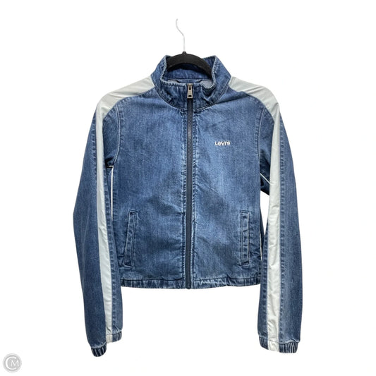 Jacket Denim By Levis In Blue Denim, Size: S