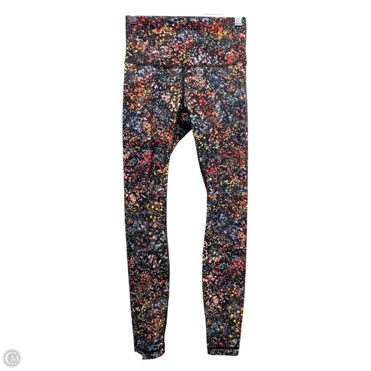 Athletic Leggings By Lululemon In Floral Print, Size: 4