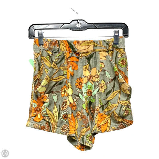 Shorts By Free People In Floral Print, Size: Xs