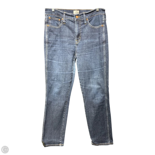 Jeans Straight By J. Crew In Blue Denim, Size: 8