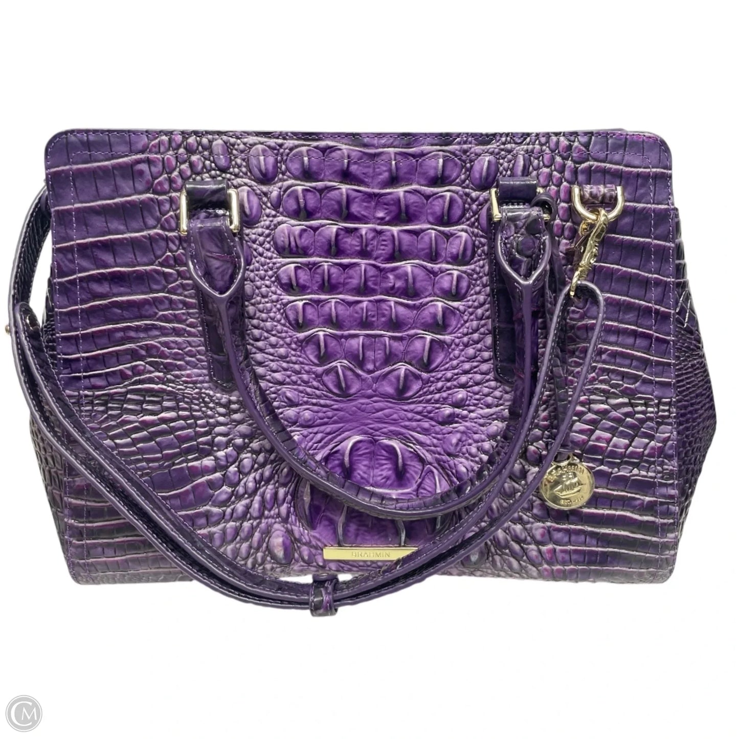 Handbag Designer By Brahmin, Size: Medium