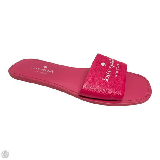 Sandals Designer By Kate Spade In Pink, Size: 9