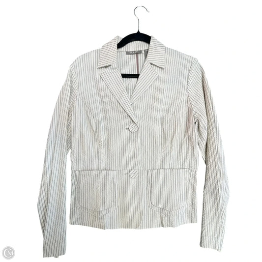 Blazer By Kenar In Striped Pattern, Size: 4