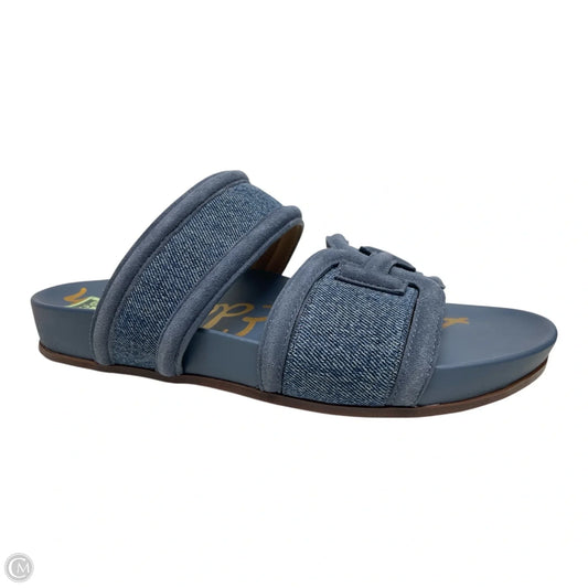 Sandals Flats By Sam Edelman In Blue, Size: 8.5