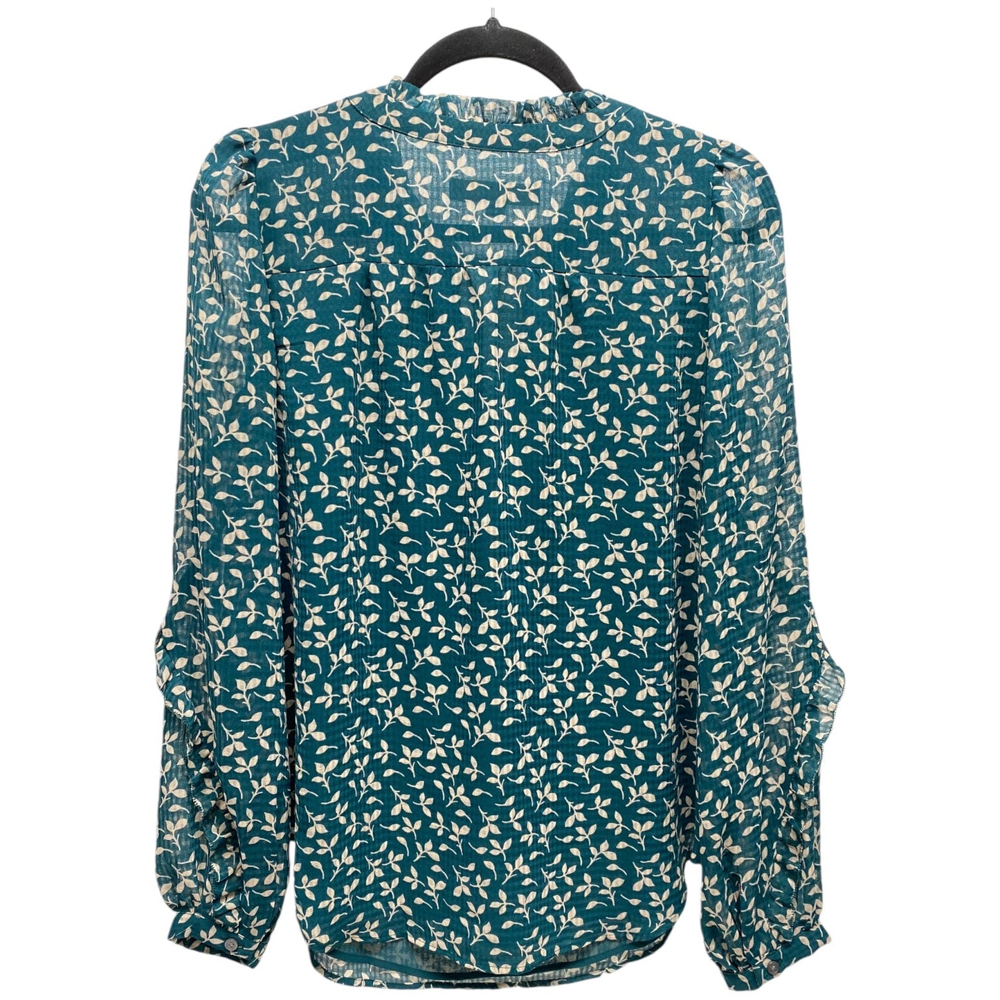 Top Long Sleeve By Loft In Floral Print, Size: M