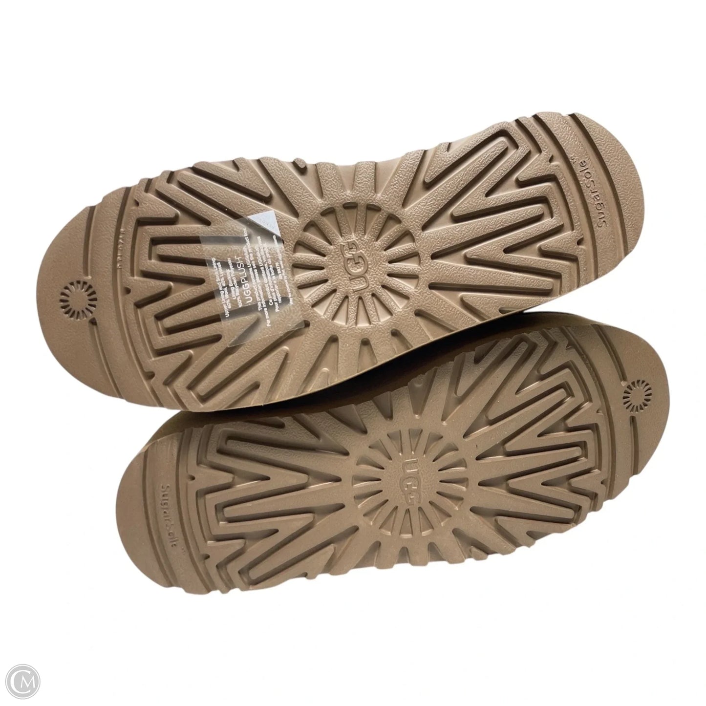 Boots Designer By Ugg In Brown & Cream, Size: 8