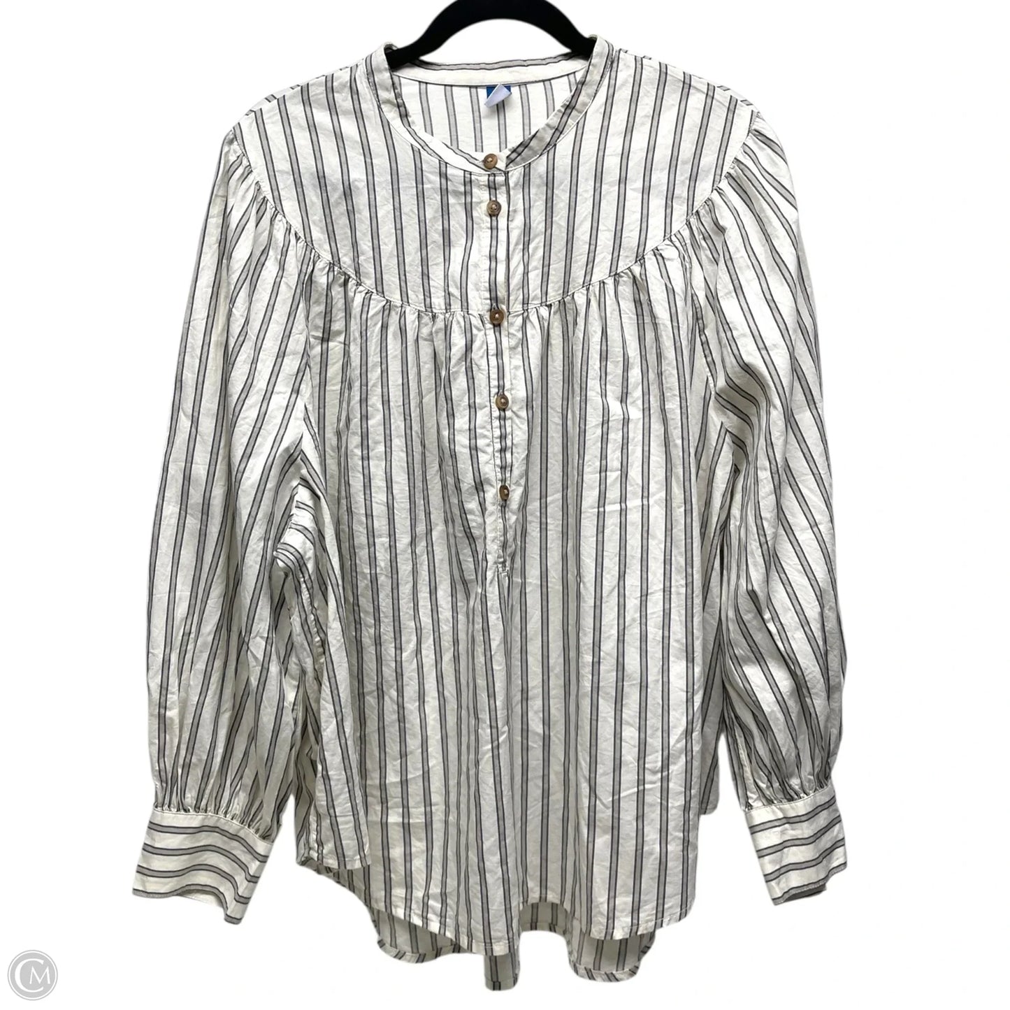 Top Long Sleeve By Old Navy In Striped Pattern, Size: Xxl