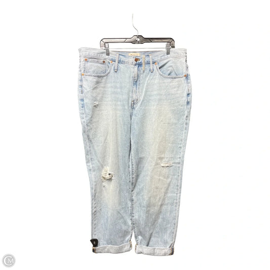 Jeans Boyfriend By Madewell In Blue Denim, Size: 16