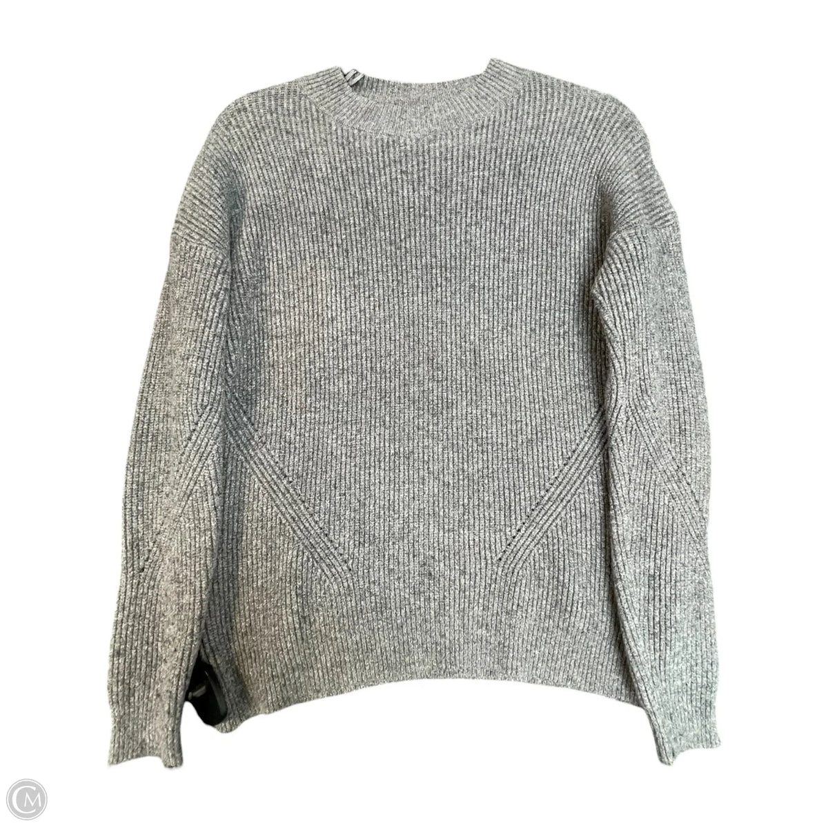 Sweater Cashmere By Clothes Mentor In Grey, Size: S