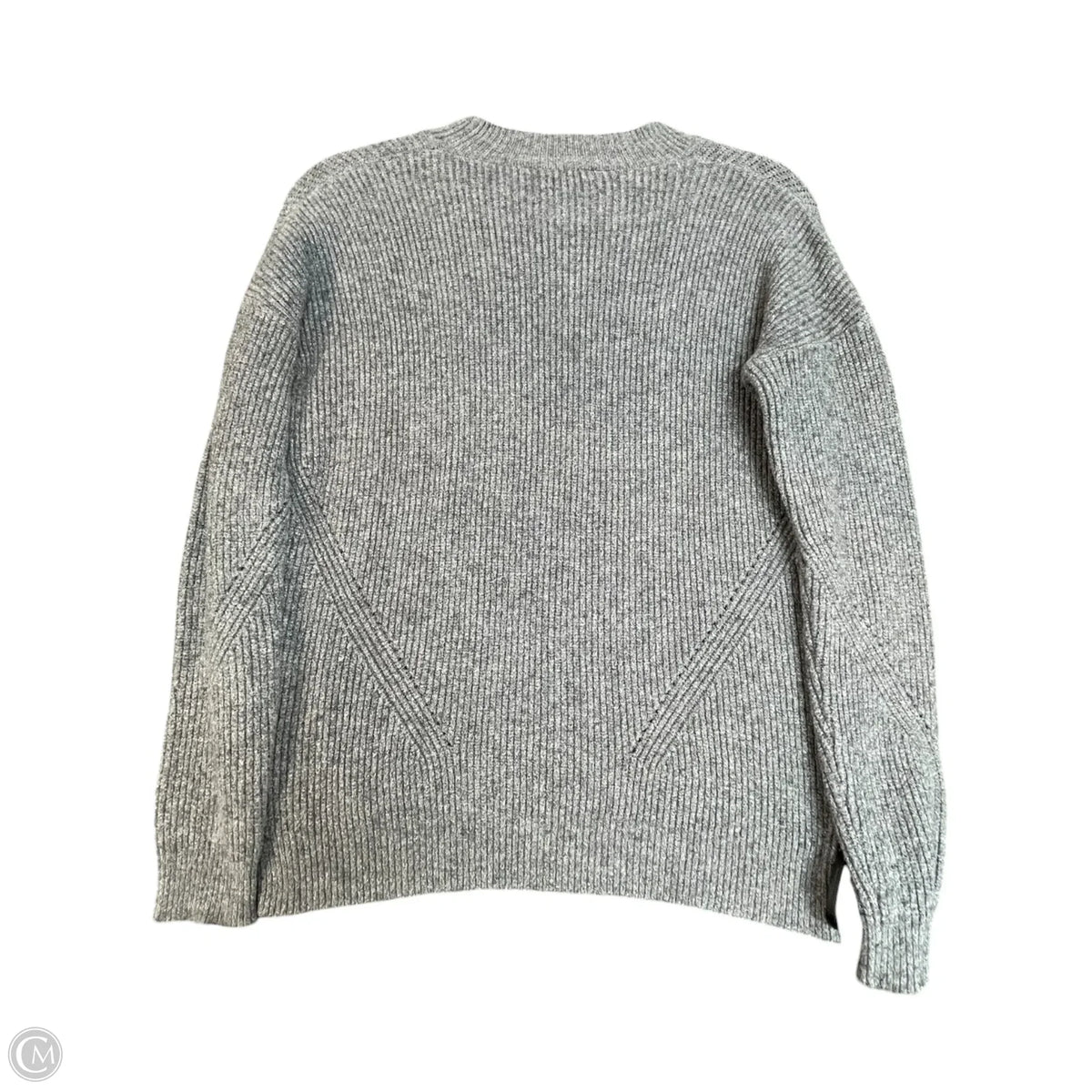 Sweater Cashmere By Clothes Mentor In Grey, Size: S