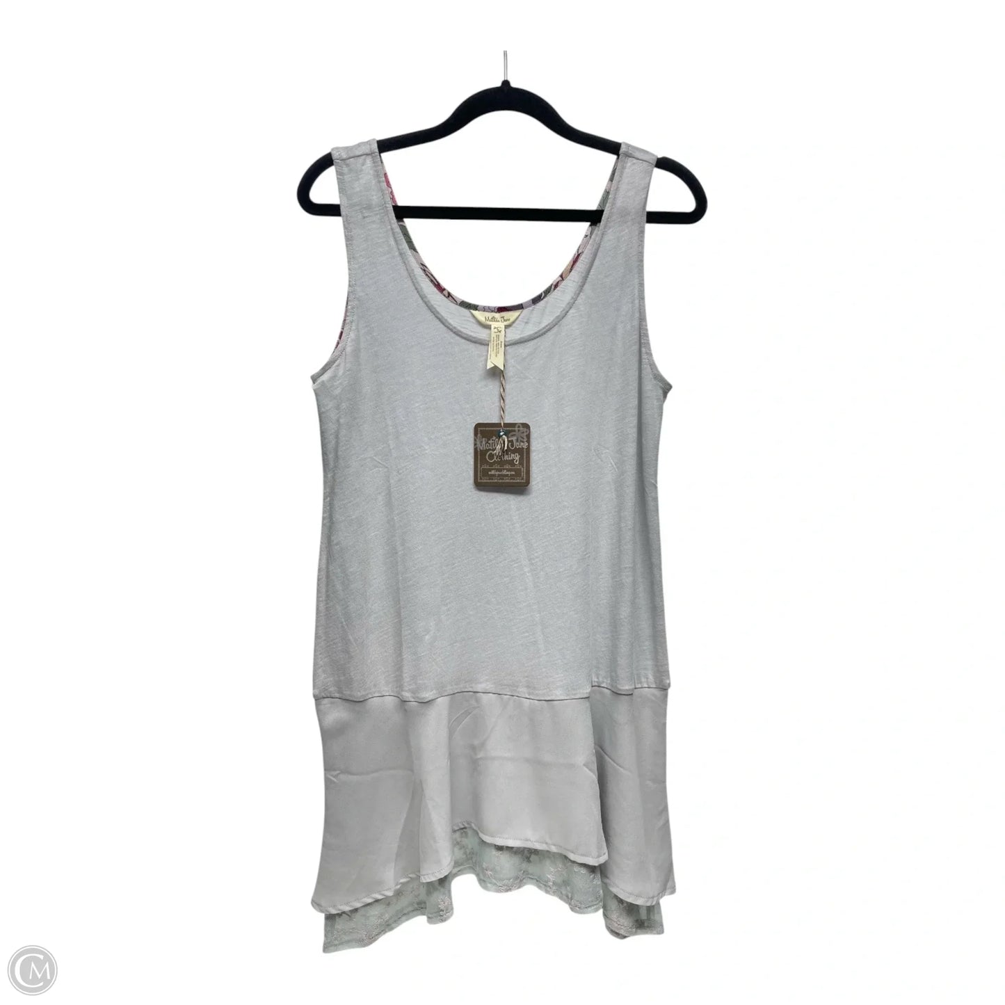Top Sleeveless By Matilda Jane In Grey, Size: S