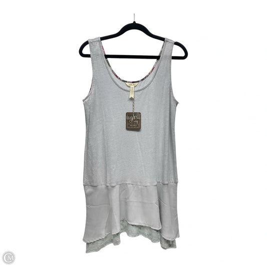Top Sleeveless By Matilda Jane In Grey, Size: S