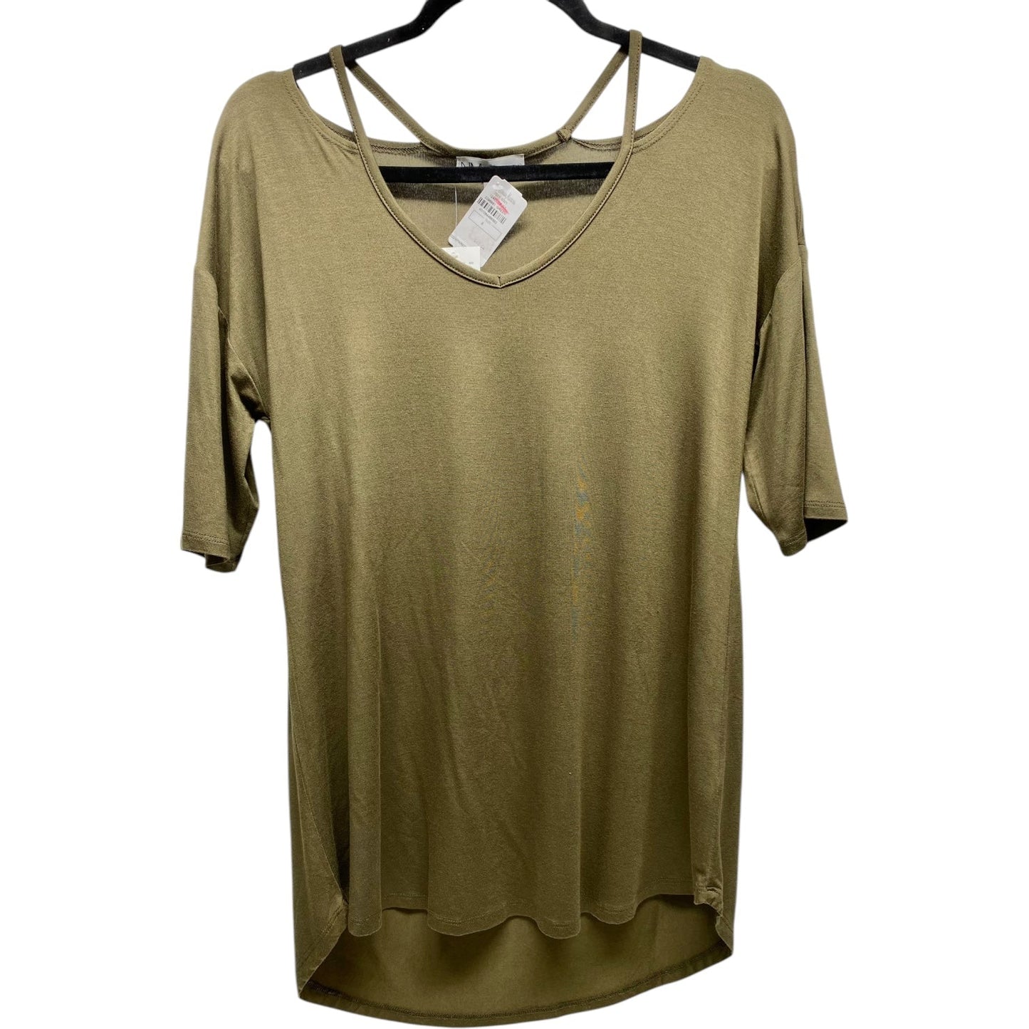 Top Short Sleeve Designer By Neiman Marcus In Green, Size: S