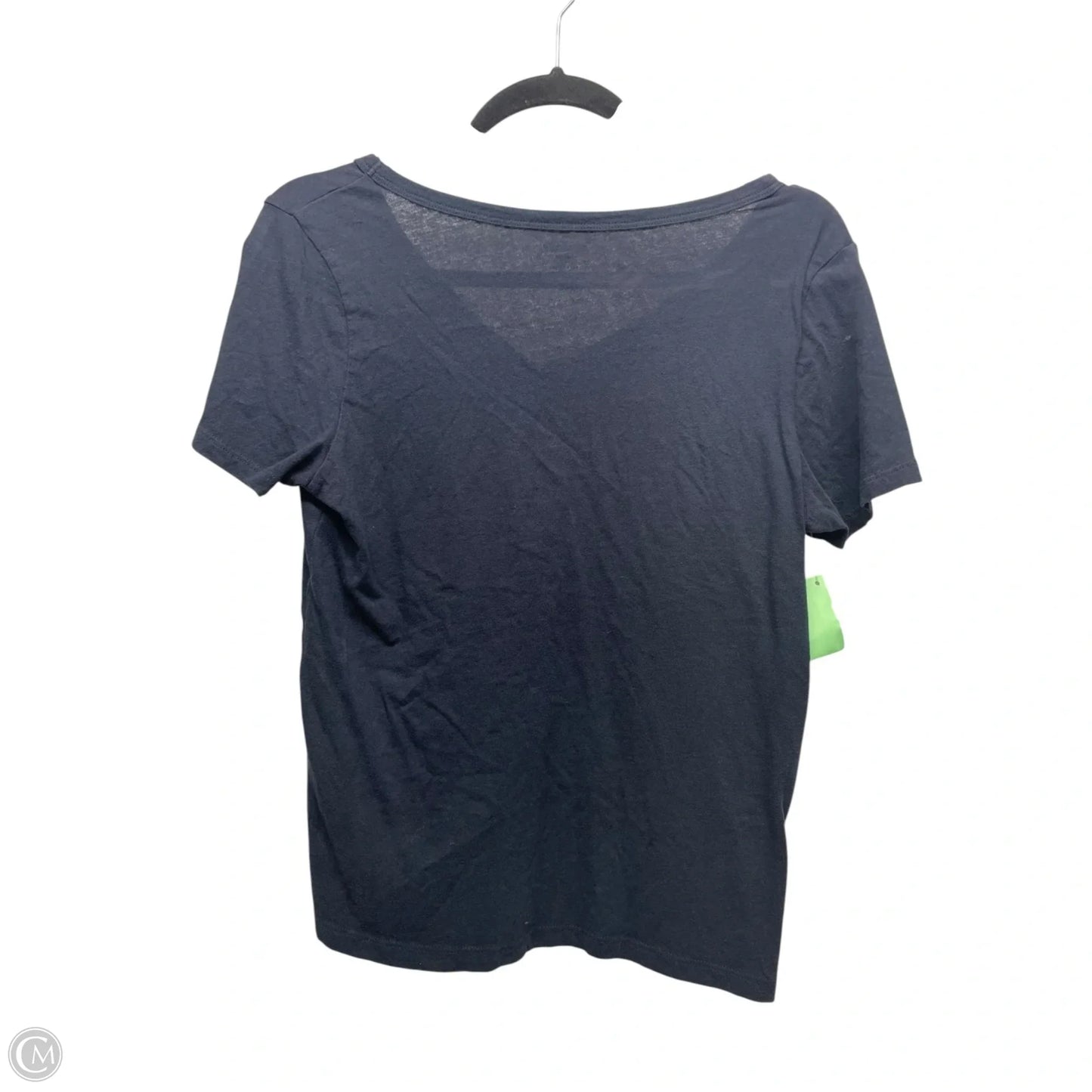 Top Short Sleeve Basic By Old Navy In Navy, Size: Xs