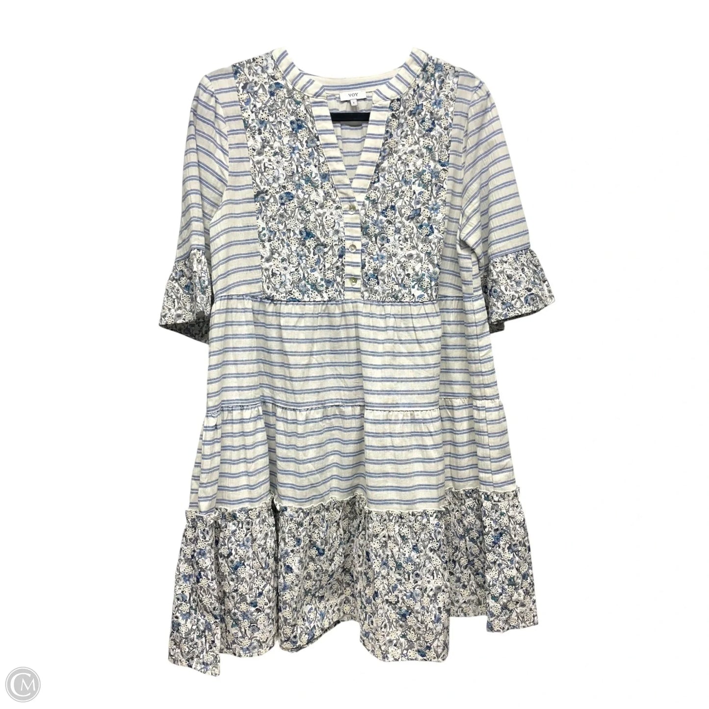 Dress Casual Short By Voy In Striped Pattern, Size: S