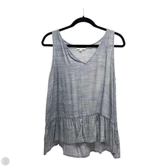 Top Sleeveless By Loft In Multi-colored, Size: M
