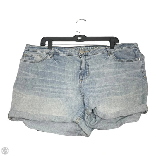 Shorts By Lc Lauren Conrad In Blue Denim, Size: 18