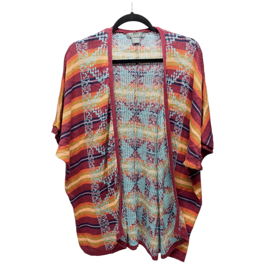 Cardigan By Natural Reflections In Multi-colored, Size: M