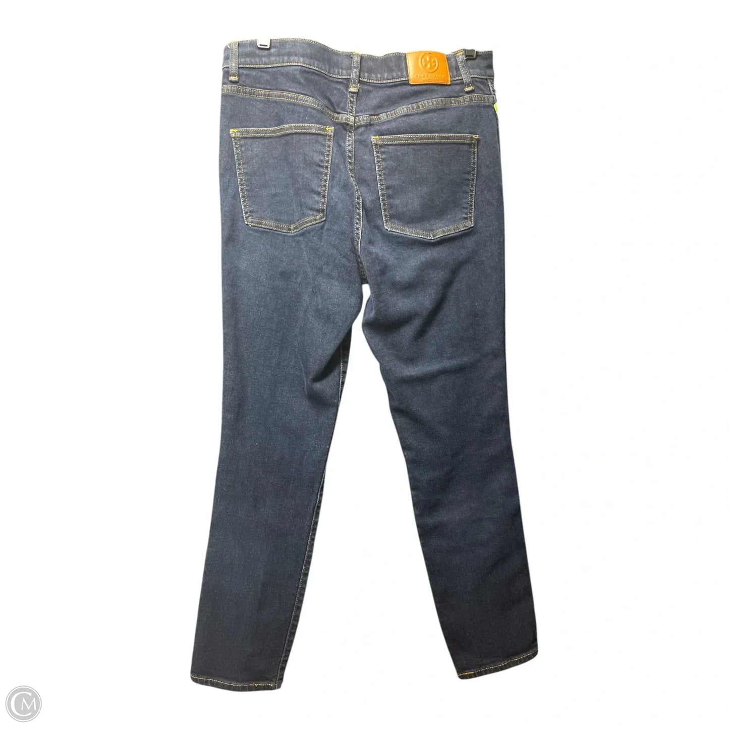 Jeans Designer By Tory Burch In Blue Denim, Size: 10