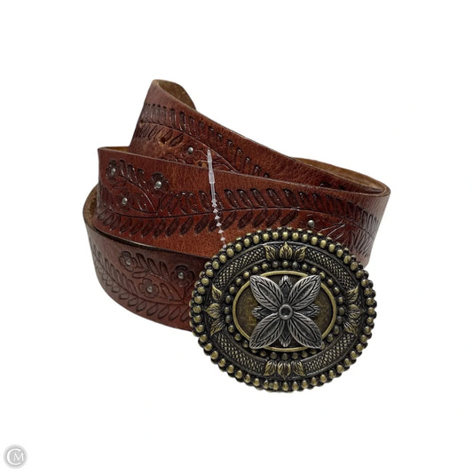 Belt Leather By Fossil, Size: Medium