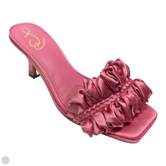 Sandals Heels Stiletto By Sam Edelman In Pink, Size: 9