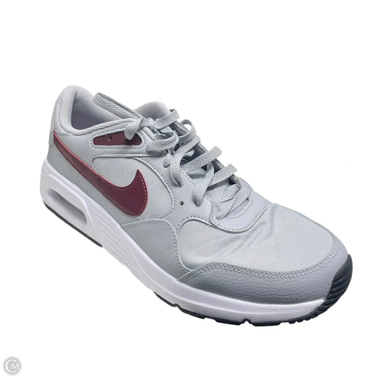 Shoes Sneakers By Nike In Grey & Red, Size: 10
