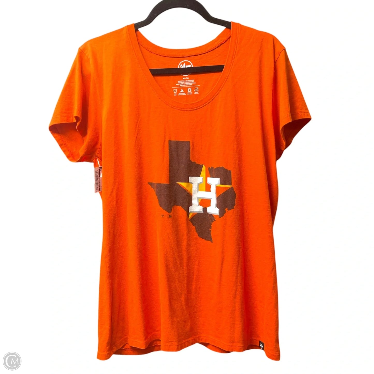 Top Short Sleeve By Clothes Mentor In Orange, Size: Xl