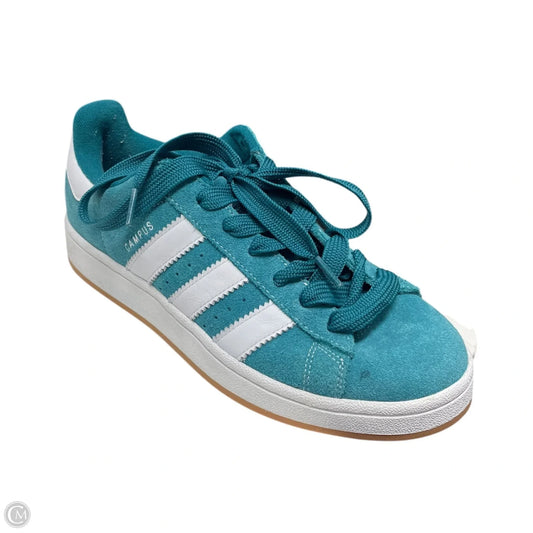 Shoes Sneakers By Adidas In Green & White, Size: 8.5