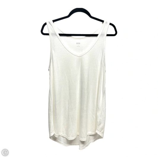 Tank Top By Ana In White, Size: L