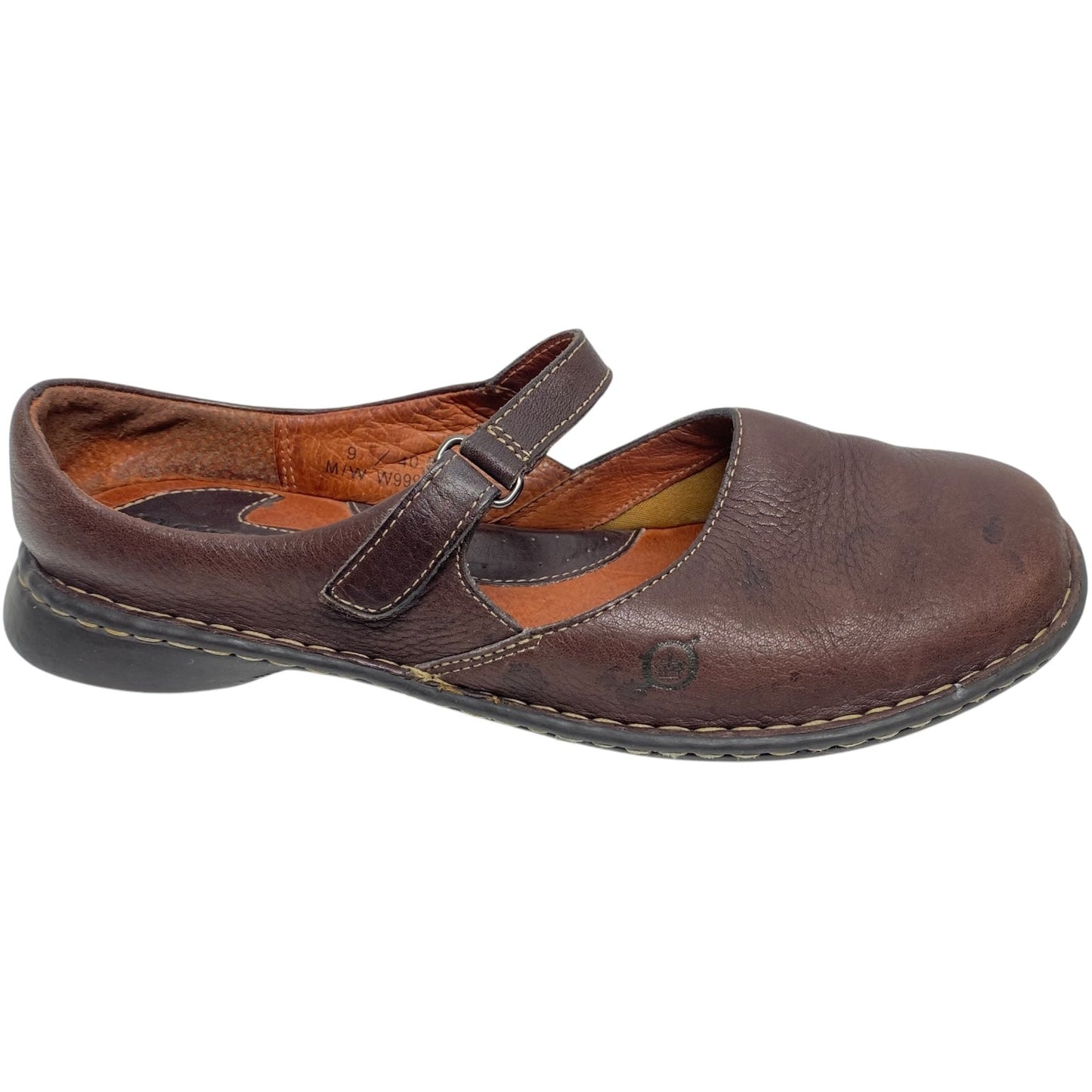 Sandals Flats By Born In Brown, Size: 9