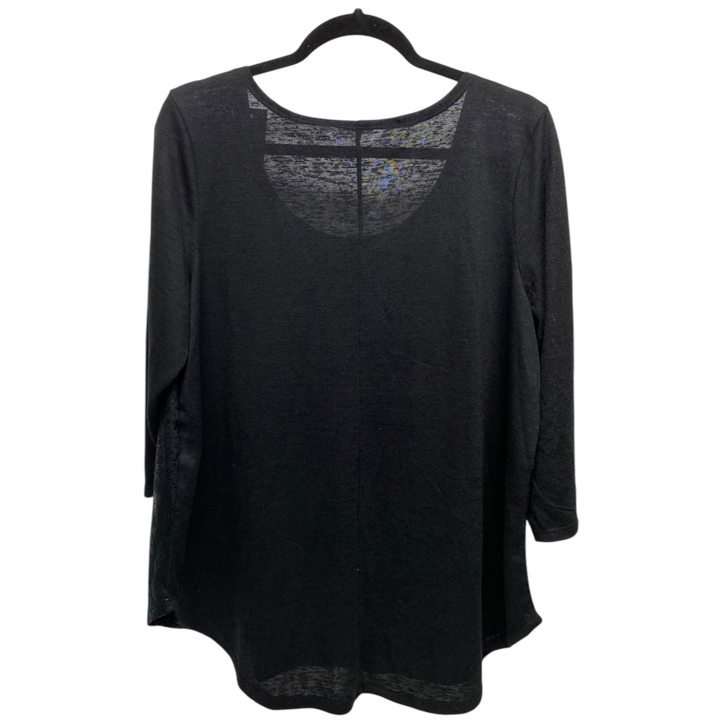 Top Long Sleeve By Lane Bryant In Black, Size: L