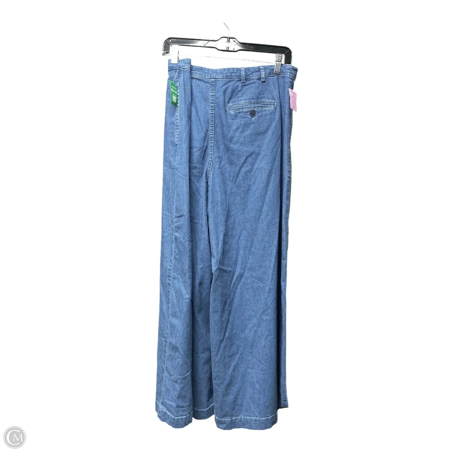Pants Wide Leg By Gap In Blue Denim, Size: 12