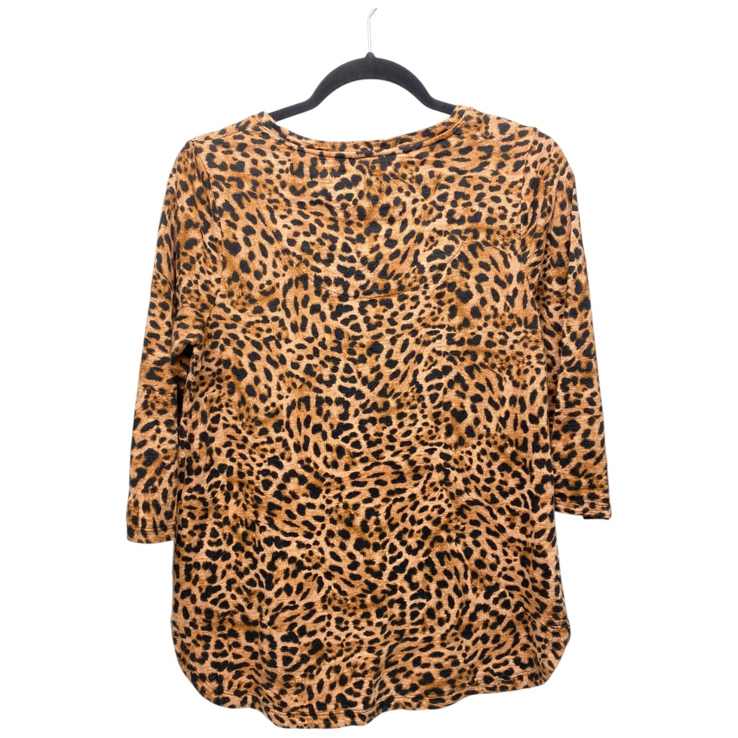 Top Long Sleeve By Chicos In Animal Print, Size: S