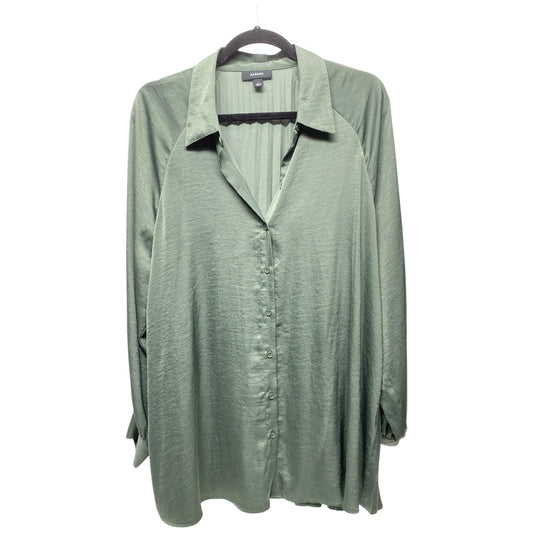 Top Long Sleeve By Alfani In Green, Size: L