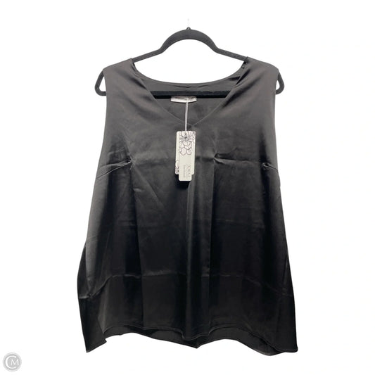 Blouse Sleeveless By Clothes Mentor In Black, Size: 2x