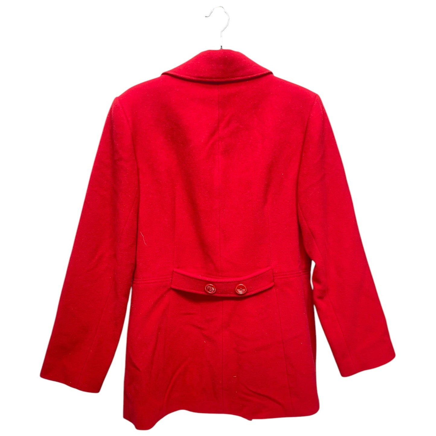 Coat Peacoat By Herman Geist In Red, Size: 8