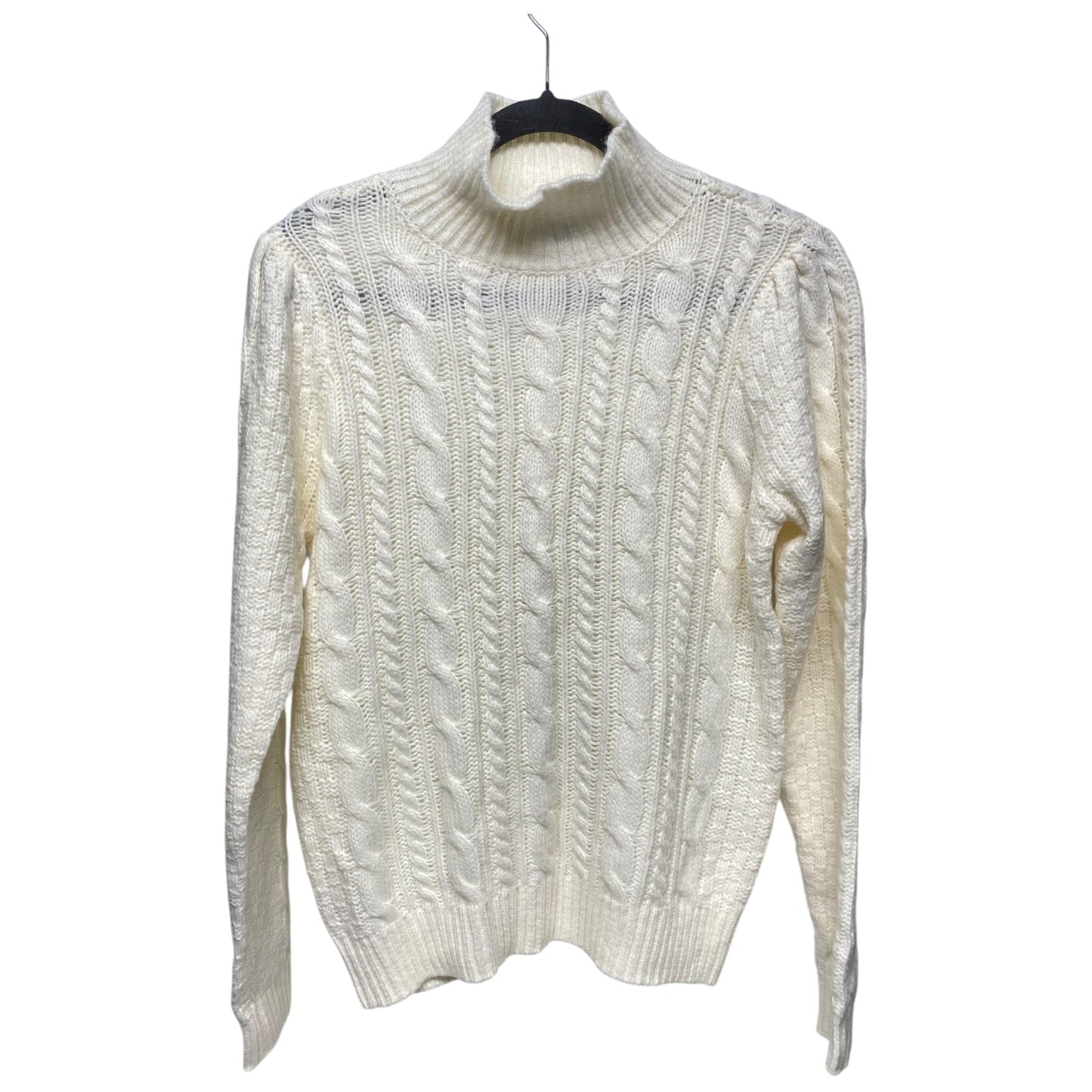 Sweater By Ann Taylor In Cream, Size: M