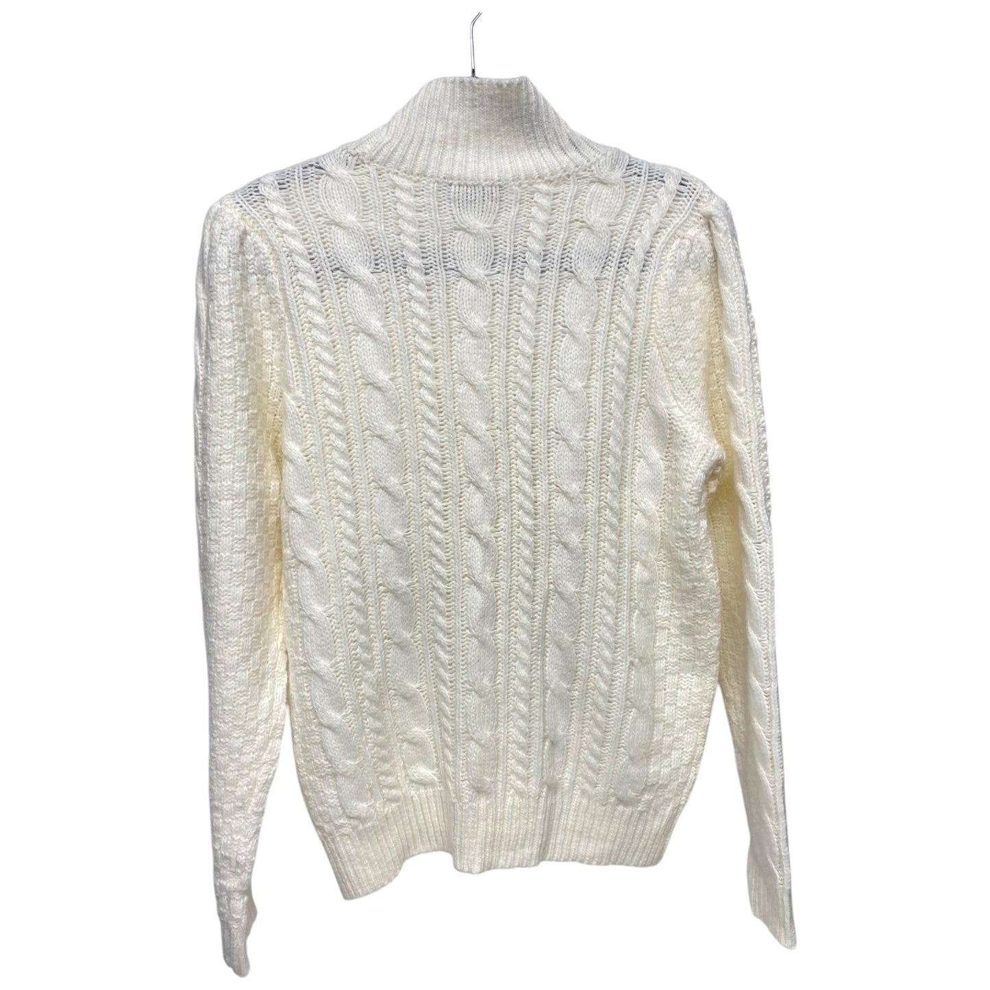 Sweater By Ann Taylor In Cream, Size: M