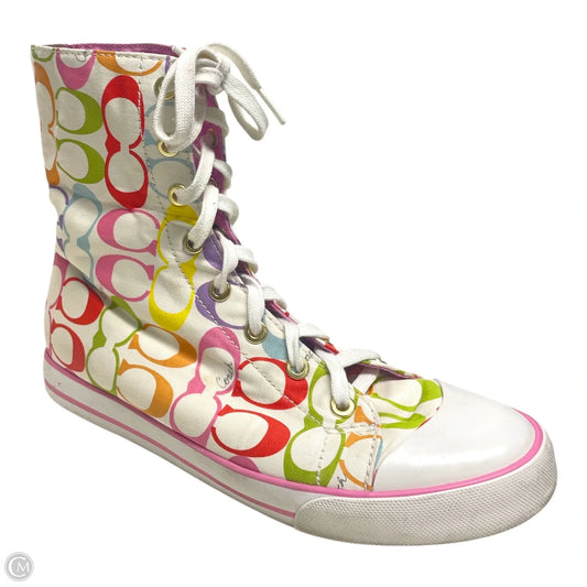 Shoes Designer By Coach In Multi-colored, Size: 8