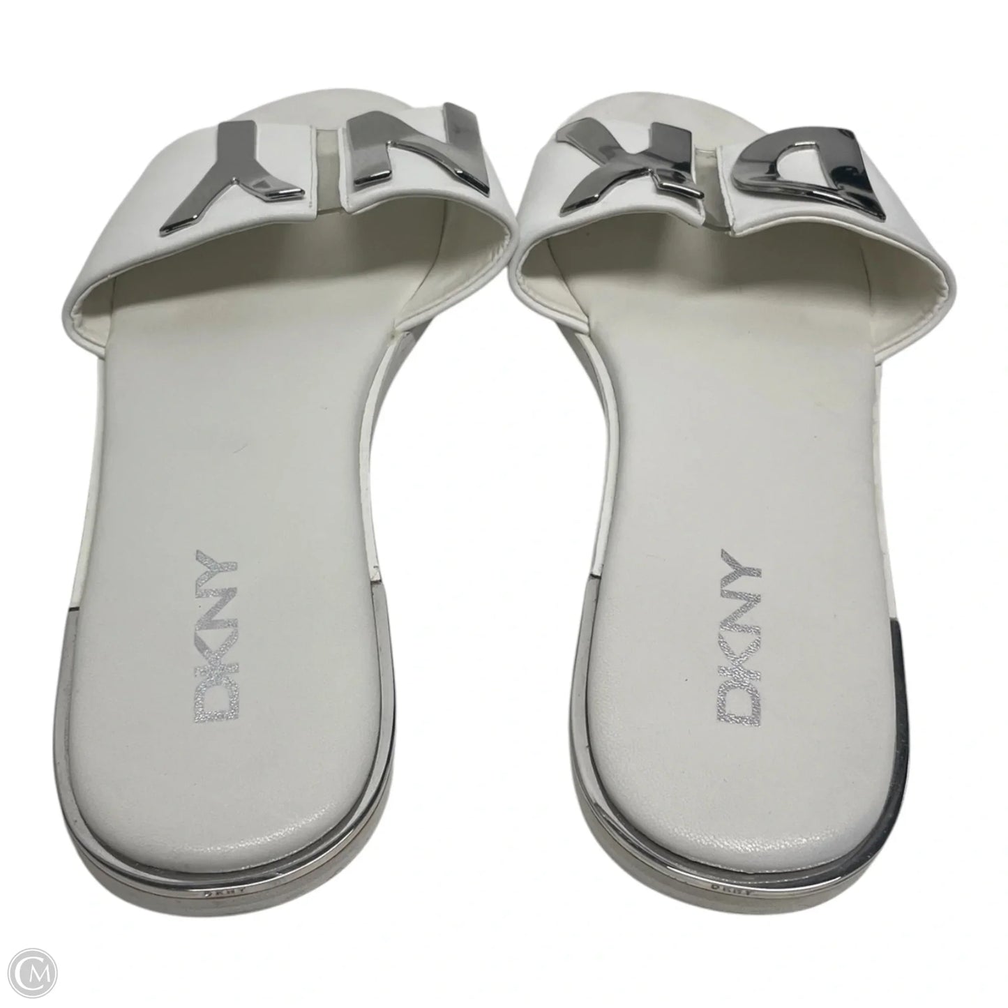 Sandals Flats By Dkny In Ivory, Size: 9