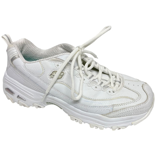 Shoes Sneakers By Skechers In White, Size: 8.5