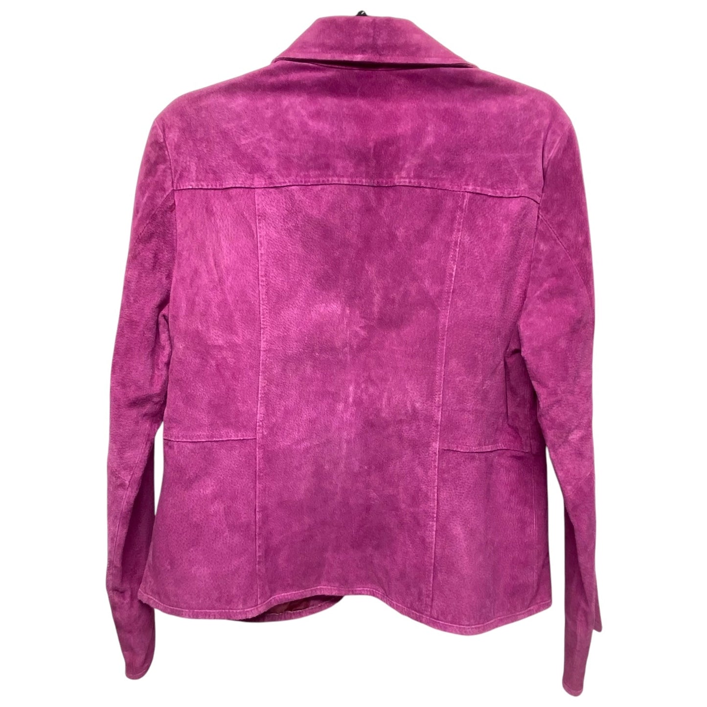 Jacket Leather By Live A Little In Purple, Size: M