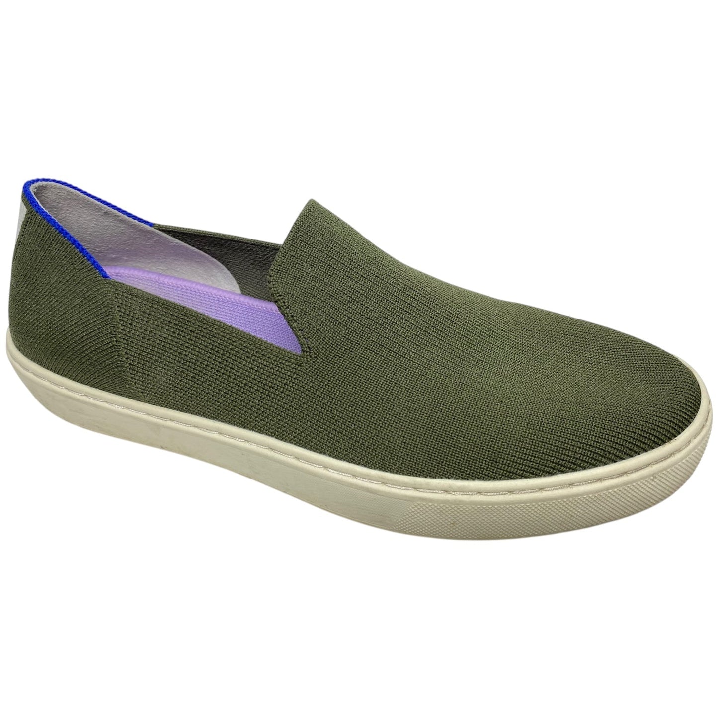 Shoes Flats By Rothys In Green & Purple, Size: 8