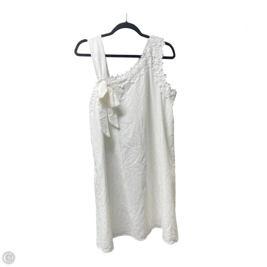 Dress Casual Short By Emery Rose In White, Size: Xl